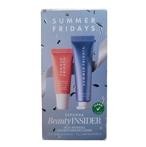 Summer Fridays 2-Piece Jet Lag Face Mask & Lip Butter Set, NIB